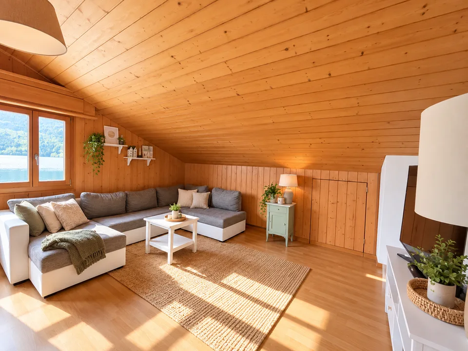 Charmante 4-Zimmer-Wohnung mit Balkon in Leissigen – Foto 6 von 11