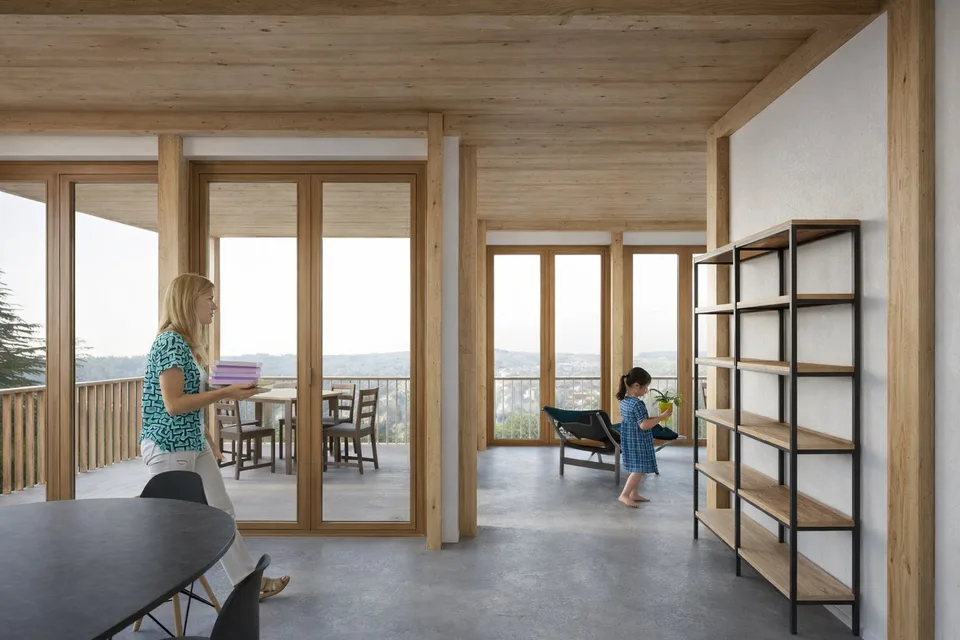 Einfamilienhaus 5.5 Zimmer, eigener Garten von 127 m² — neue Holzkonstruktion, Biel/Bienne – Foto 4 von 12