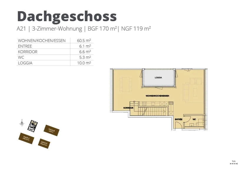Wunderschöne helle Wohnung mit Blick ins Grüne – Foto 9 von 11