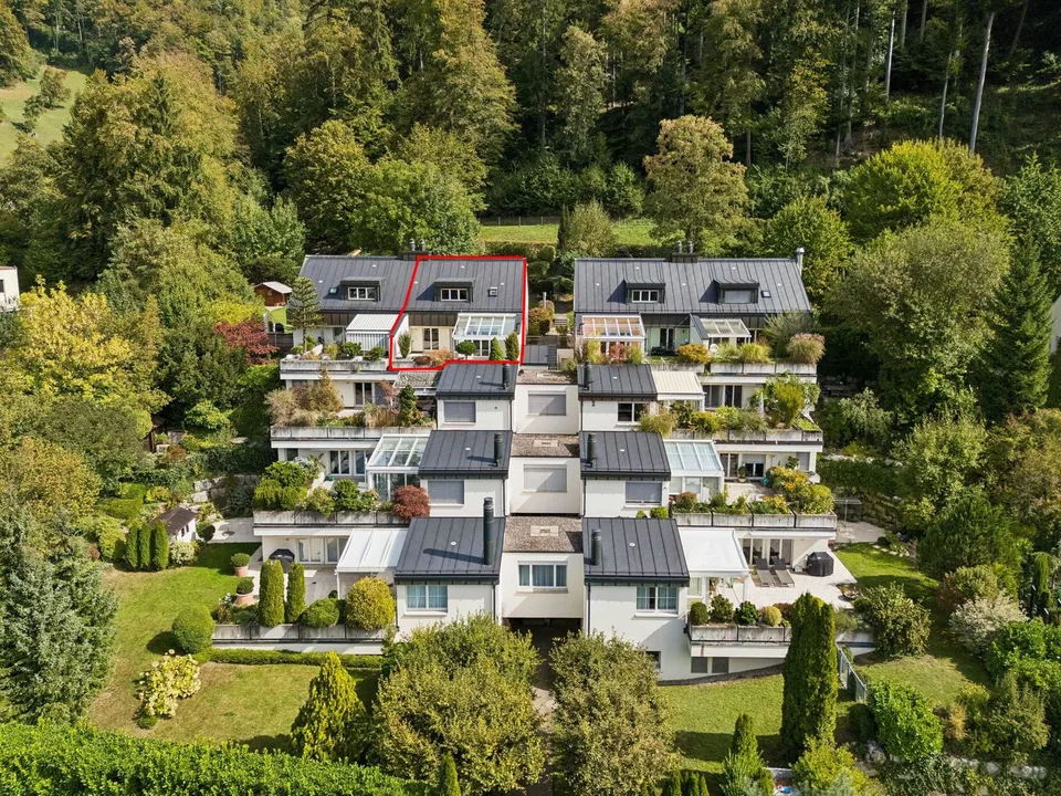 5.5-Zimmer - Maisonette Terrassenwohnung mit 51 m2 Terrasse und 315 m2 Gartenanteil – Foto 24 von 25