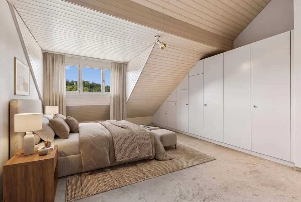 5.5-Zimmer - Maisonette Terrassenwohnung mit 51 m2 Terrasse und 315 m2 Gartenanteil – Foto 17 von 25