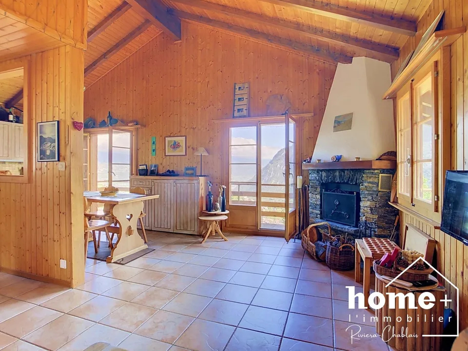 Chalet individuale di 4,5 locali con panorama eccezionale, a 10 minuti da Sion – foto 3 di 13