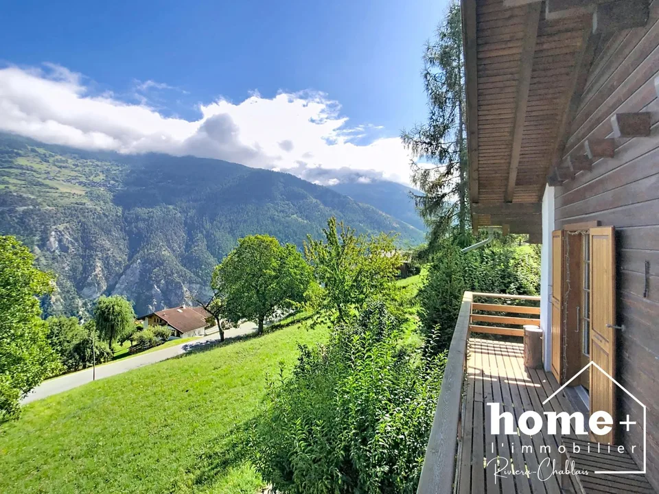 Chalet individuale di 4,5 locali con panorama eccezionale, a 10 minuti da Sion – foto 13 di 13