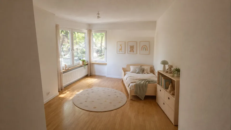 Helle 4.5-Zimmer-Wohnung im Erdgeschoss mit Gartensitzplatz – Foto 9 von 11