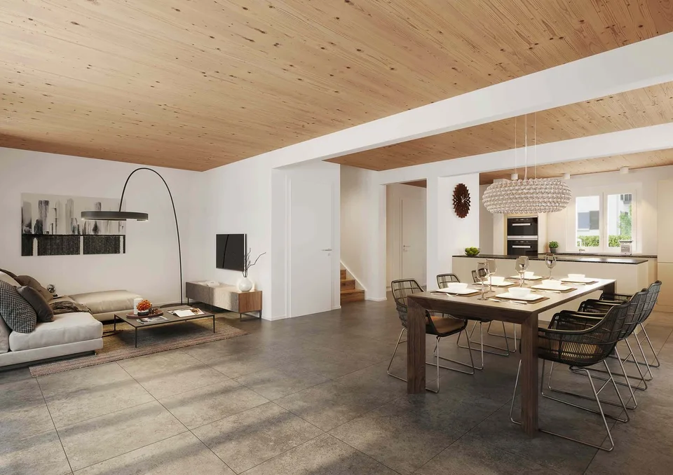 Neubau-Reiheneinfamilienhaus mit 4.5 Zimmern und herrlicher Aussicht in Hüttlingen – Foto 11 von 16