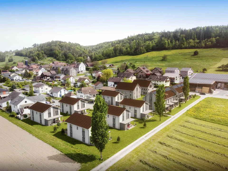 Neubau-Reiheneinfamilienhaus mit 4.5 Zimmern und herrlicher Aussicht in Hüttlingen – Foto 9 von 16