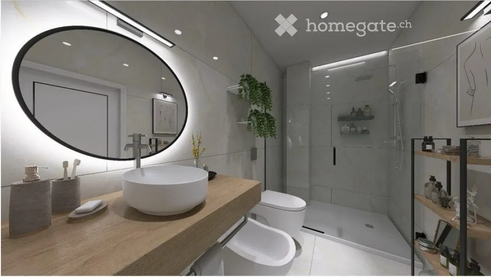 Neu, nie bewohnt! Elegantes 2.5-Zimmer-Wohnung in strategischer Lage – Foto 3 von 5