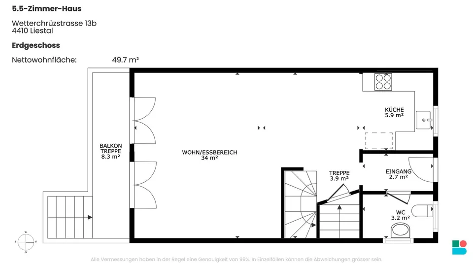 Wunderbares 5.5 Zimmer-Reihenmittelhaus in Liestal – Foto 9 von 12