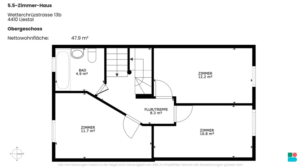 Wunderbares 5.5 Zimmer-Reihenmittelhaus in Liestal – Foto 10 von 12