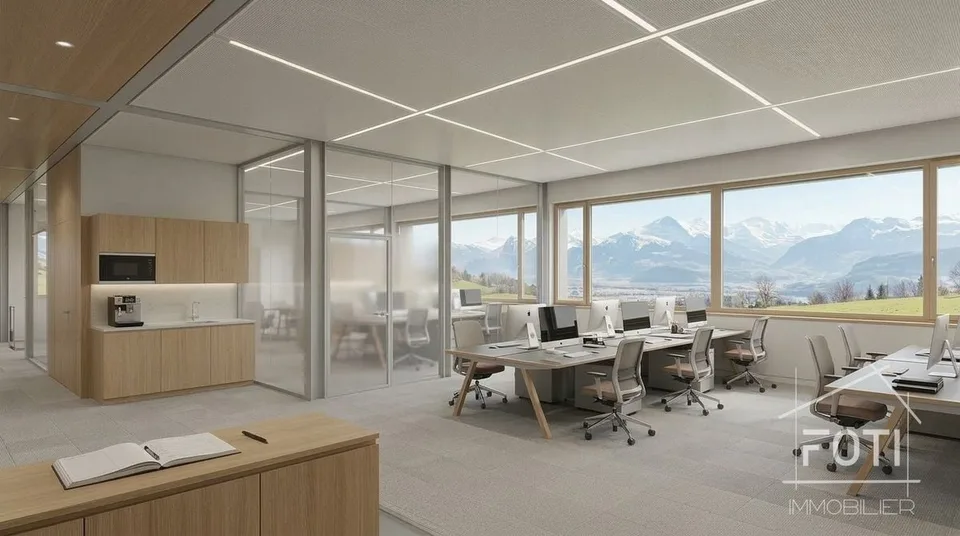 Neue Verwaltungsfläche 172 m² - Firmensitz - Collombey-Monthey – Foto 2 von 6