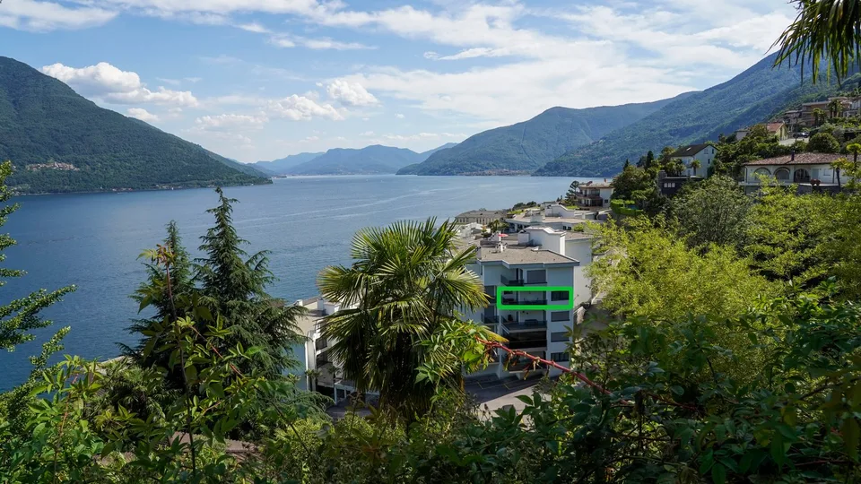 DOLCE VITA & LAGO a Brissago: Appartamento di 2 locali speciale con vista mozzafiato sul lago – foto 3 di 16