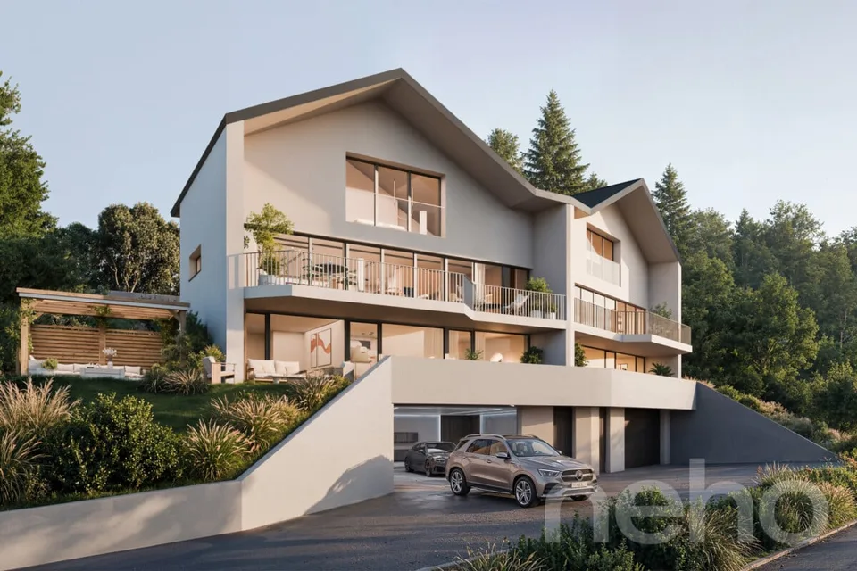 Villa d'architecte avec vue imprenable sur le lac – Permis en force – photo 2 sur 7