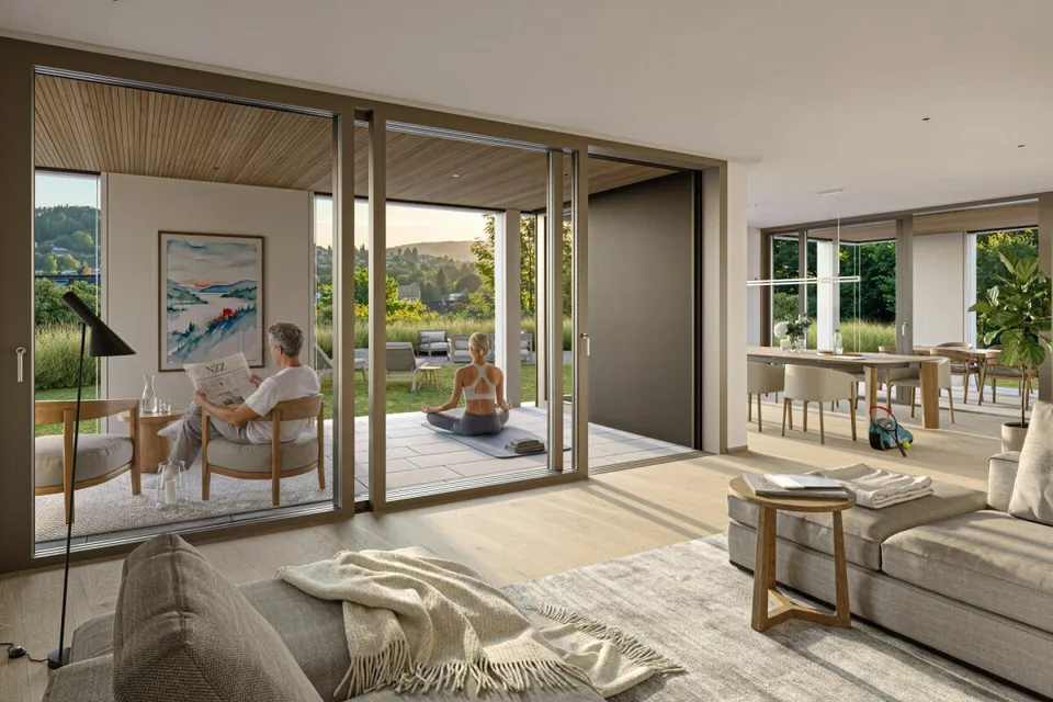 Un appartamento di giardino come una casa unifamiliare a Peteracher a Zumikon. – foto 2 di 7