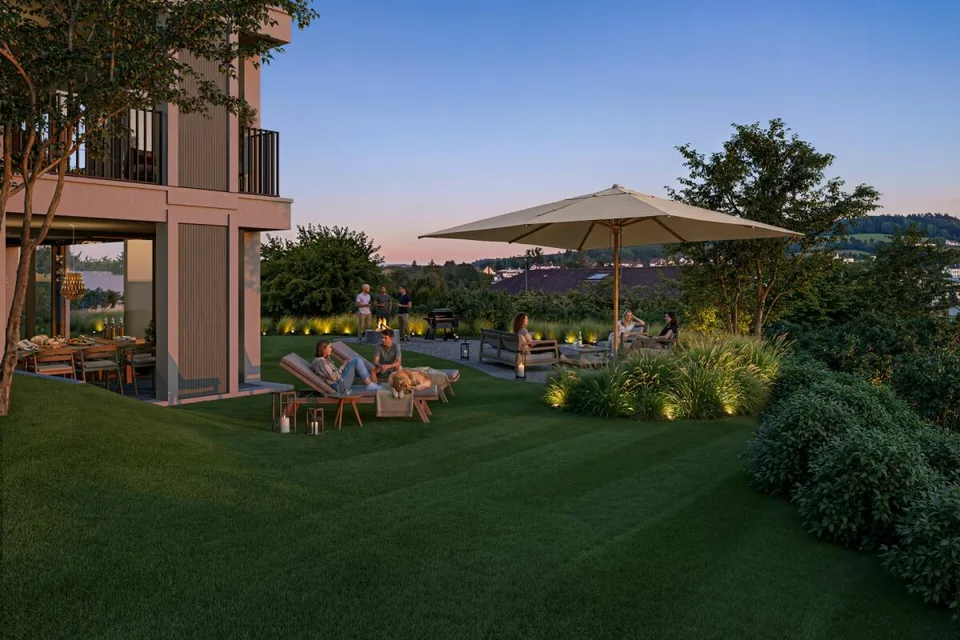 Un appartamento di giardino come una casa unifamiliare a Peteracher a Zumikon. – foto 4 di 7
