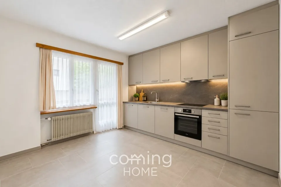 Wohnen mit Weitblick - 4.5-Zimmer-Wohnung mit Alpenpanorama in Wiler. – Foto 4 von 13