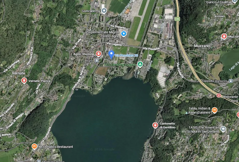 Moderno appartamento 2.5 locali ad Agno con vista panoramica – foto 13 di 13