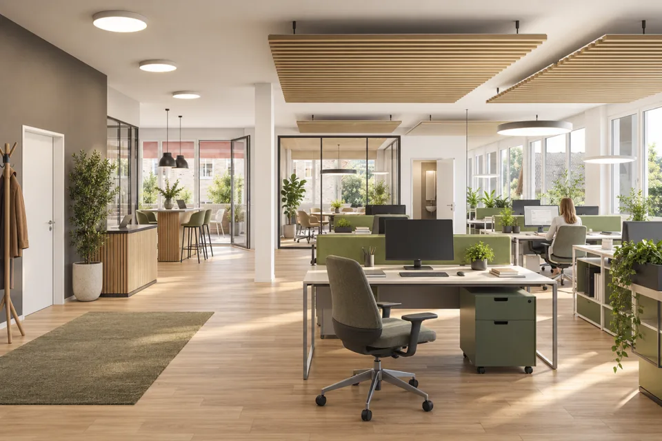 Espace de bureau et de pratique exclusif avec terrasse en attique et vue sur le Säntis dans le quartier Ziegelei Berg TG – photo 2 sur 17