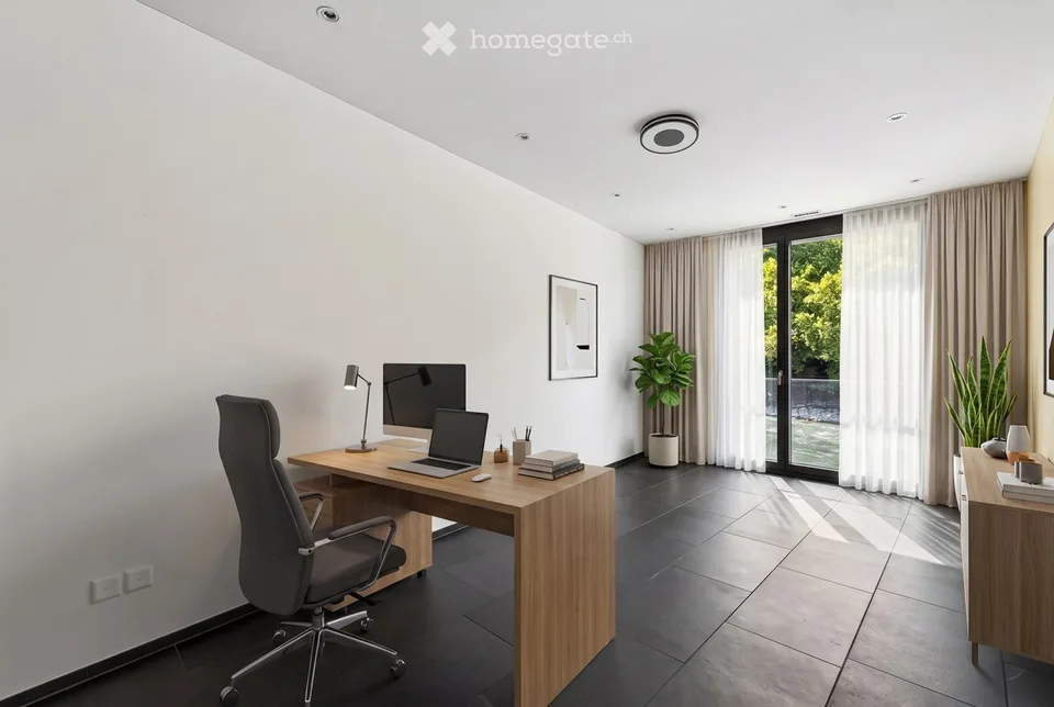Repräsentatives Wohnen auf 168m2 direkt am Fluss: 3.5 Zimmer in Ennetbaden – Foto 12 von 13