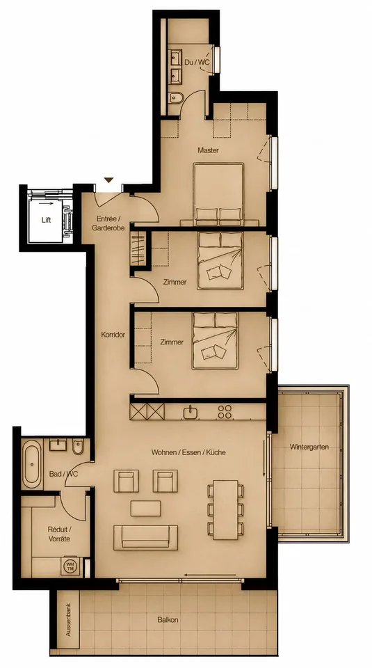 Nouvelle construction : Appartement lumineux et moderne 4.5 pièces au 2e étage – photo 25 sur 25