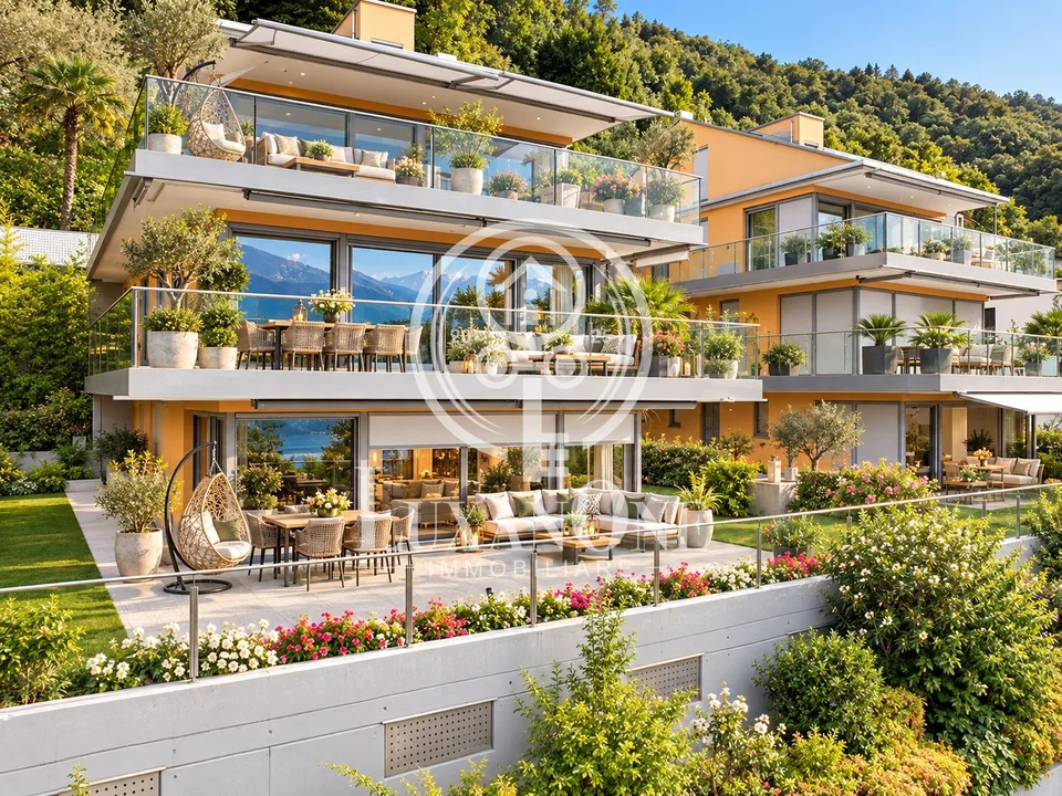 Luxuriöse 4,5-Zimmer-Gartenwohnung mit Seesicht - Ihr Traum vom Zweitwohnsitz am Lago Maggiore – Foto 9 von 11