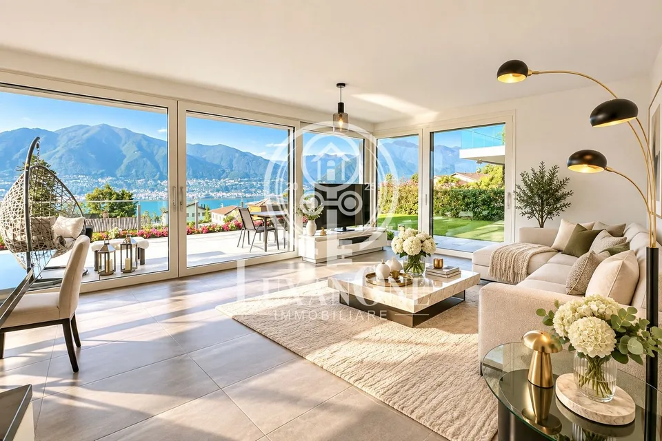 Luxuriöse 4,5-Zimmer-Gartenwohnung mit Seesicht - Ihr Traum vom Zweitwohnsitz am Lago Maggiore – Foto 5 von 11