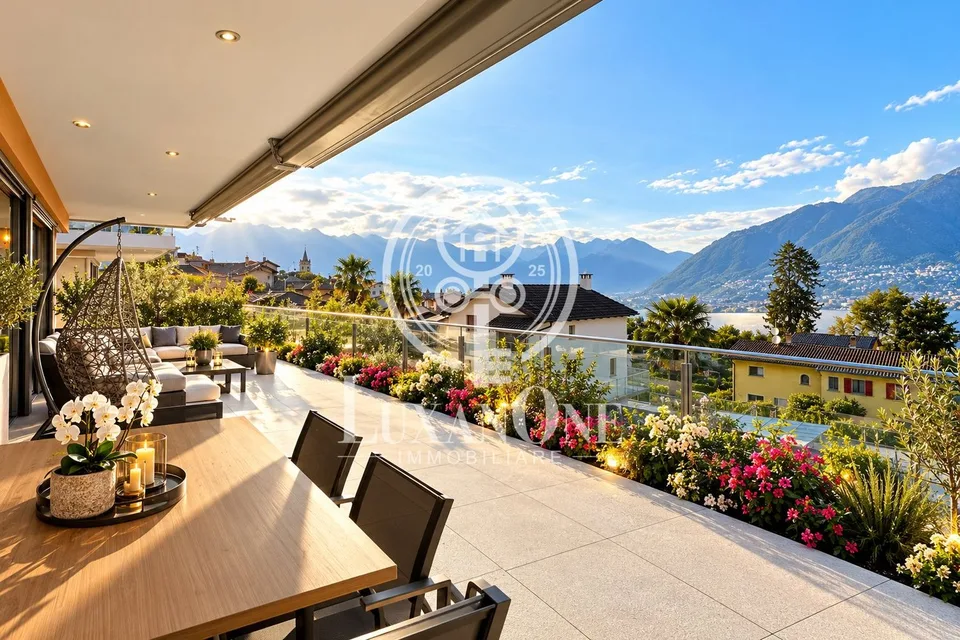Luxuriöse 4,5-Zimmer-Gartenwohnung mit Seesicht - Ihr Traum vom Zweitwohnsitz am Lago Maggiore – Foto 2 von 11