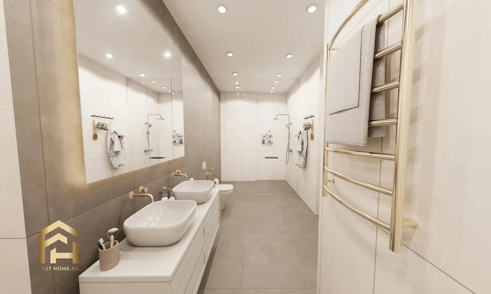Modernes WG-Zimmer in 4.5-Zimmer-Wohnung in Naters – Foto 7 von 12