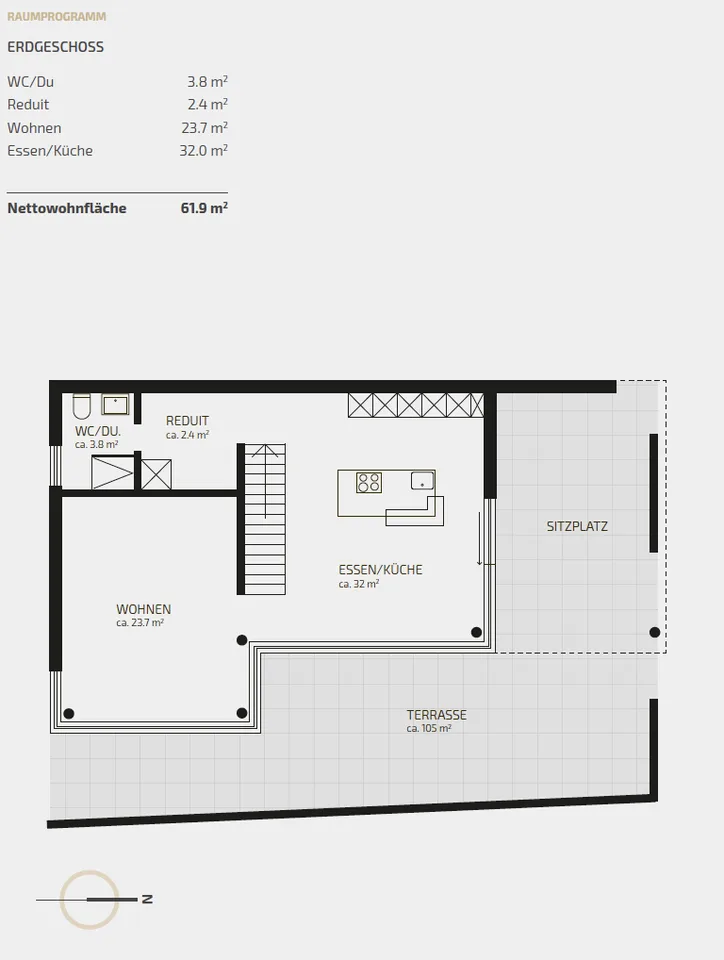 Spacieuse maison unifamiliale 5.5 pièces avec terrasse panoramique à Strengelbach – photo 5 sur 14
