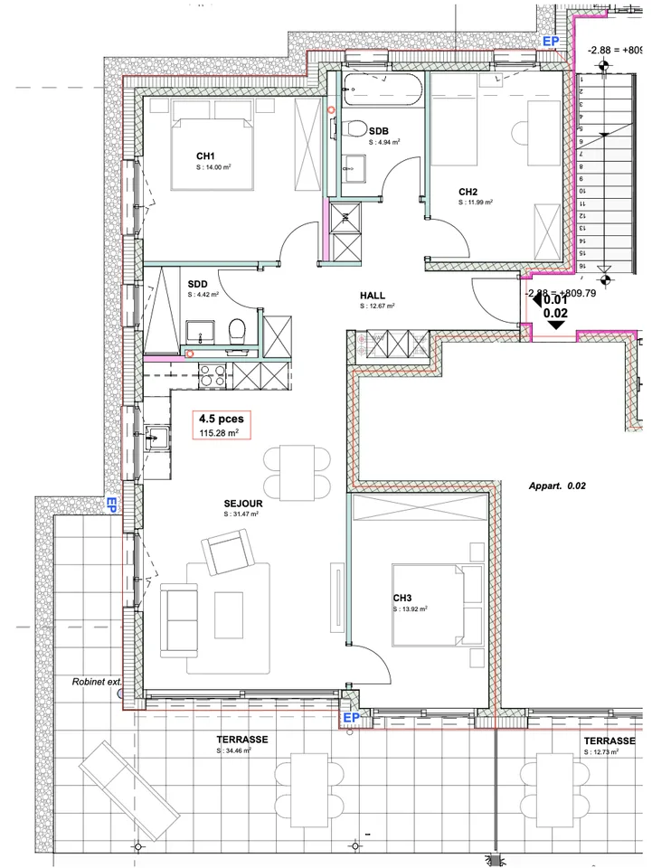 Nouvelle résidence à Savièse - Appartement 4.5 pièces neuf à louer – photo 10 sur 10