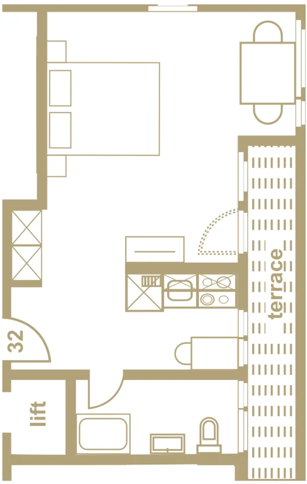 Möblierte 4-Zimmer-Wohnung mit Service und Balkon - Stadtzentrum Zürich – Foto 11 von 12