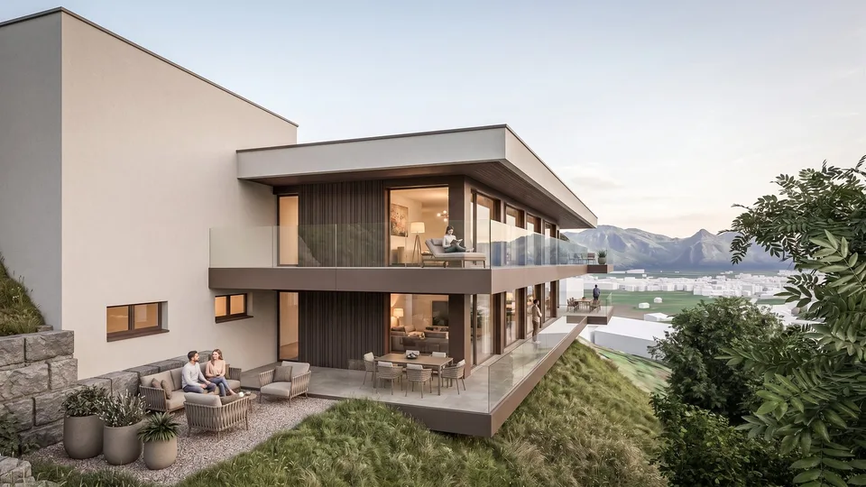Abitare spazioso con vista panoramica - appartamento 5½ locali a Ennetmoos – foto 7 di 9