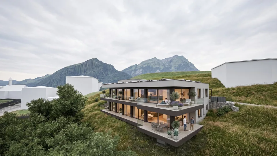 Abitare spazioso con vista panoramica - appartamento 5½ locali a Ennetmoos – foto 4 di 9