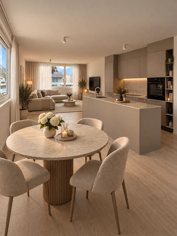 4.5 Zimmer Attikawohnung in Uvrier – Foto 2 von 7