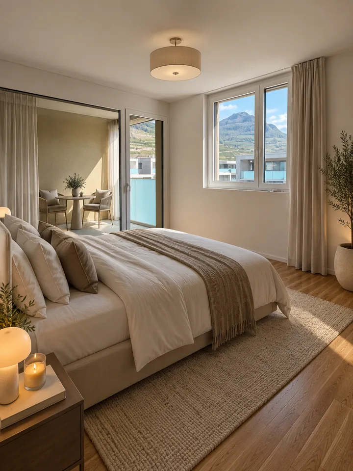 4.5 Zimmer Attikawohnung in Uvrier – Foto 3 von 7