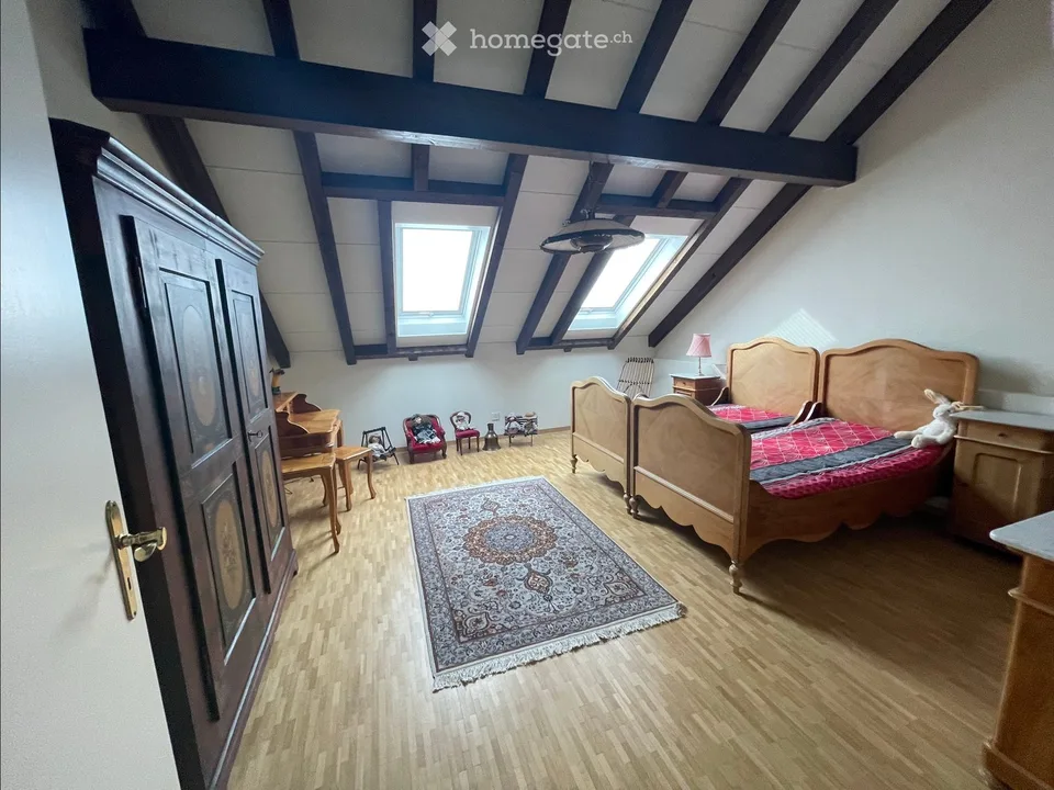 Sehr grosse Dachwohnung mit Gartenanteil – Foto 2 von 5