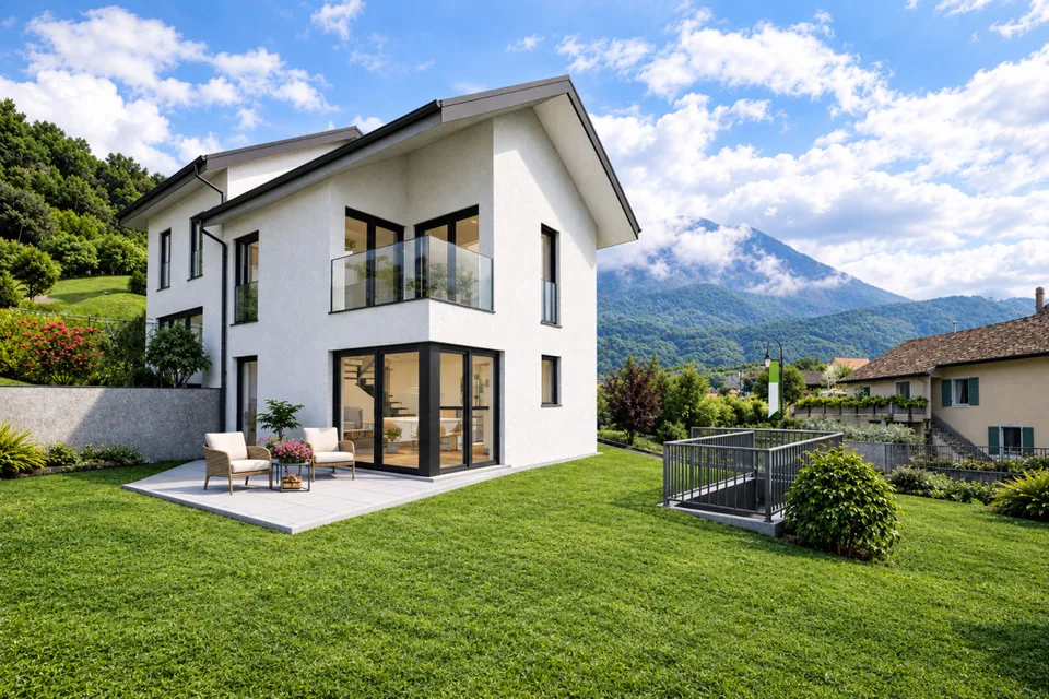 NUOVO PROGETTO DI 3 VILLE A CONCISE VICINO AL LAGO – foto 7 di 13