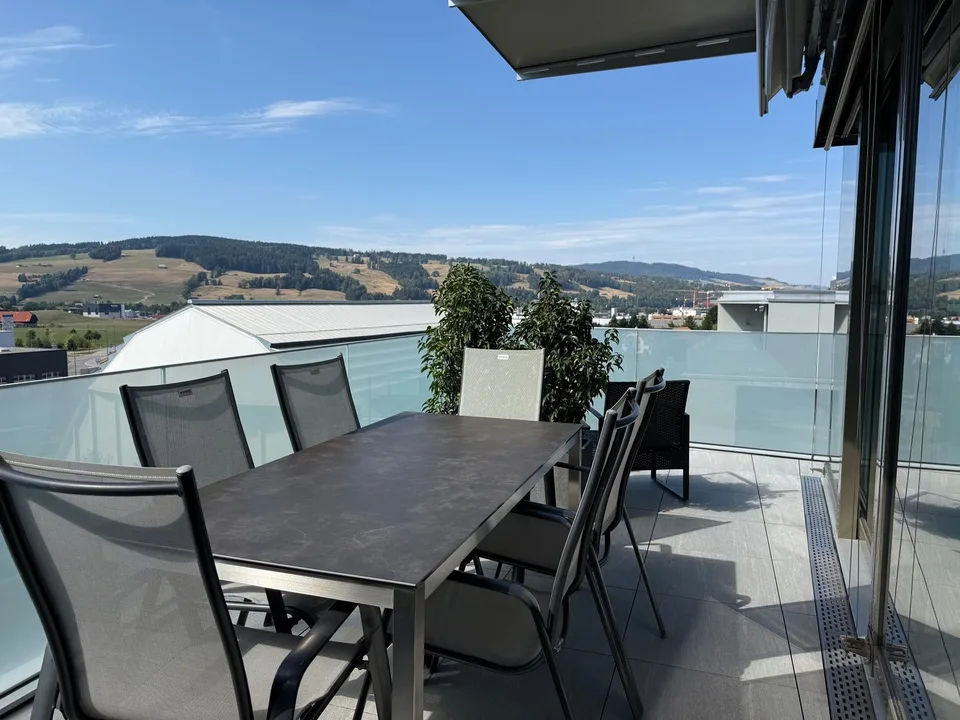 Appartement attique de 4.5 pièces avec terrasse à Bulle – photo 10 sur 12