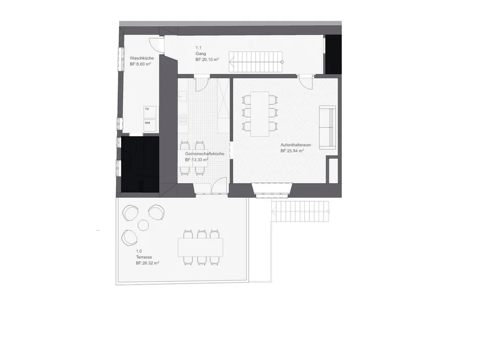 Appartement meublé de 3 pièces à Mollis avec vue sur les montagnes – photo 9 sur 10