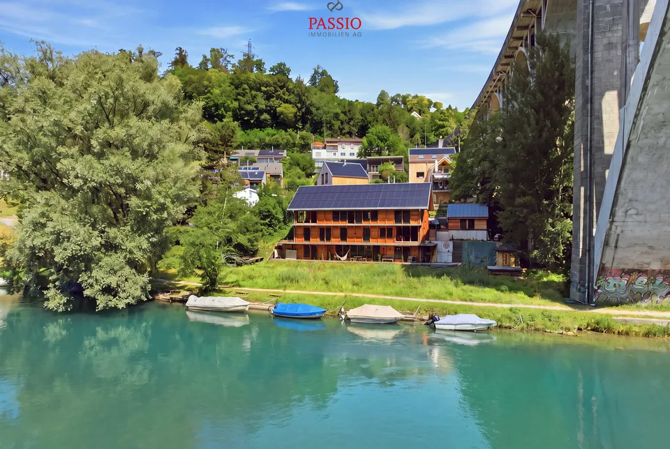 First-time occupancy: 4.5-room new triplex apartment directly on the Aare – photo 2 of 13