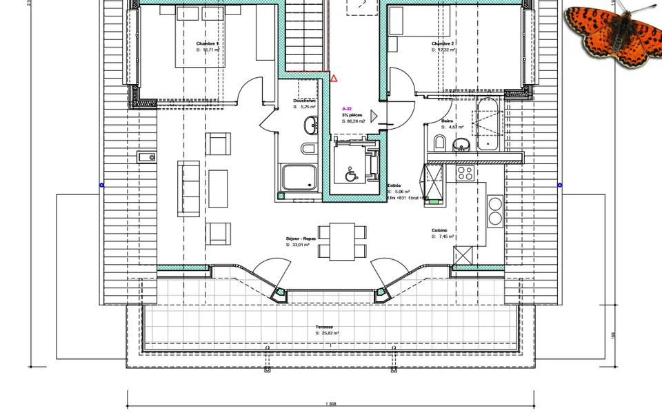 3 ½ pièces - En attique ! – photo 12 sur 12