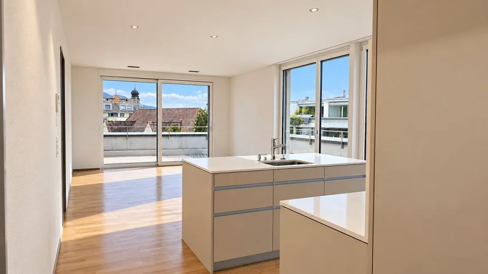 Gepflegte 2.5-Zimmer Attikawohnung mit Aussicht in Siebnen – Foto 2 von 10