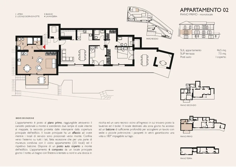 Monolocale vista lago – photo 8 sur 8
