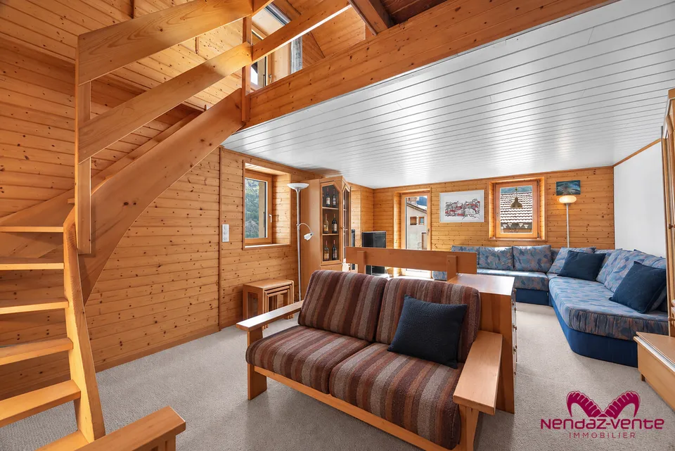 Maison mitoyenne villageoise authentique, à Basse-Nendaz, 3pces – photo 3 sur 11