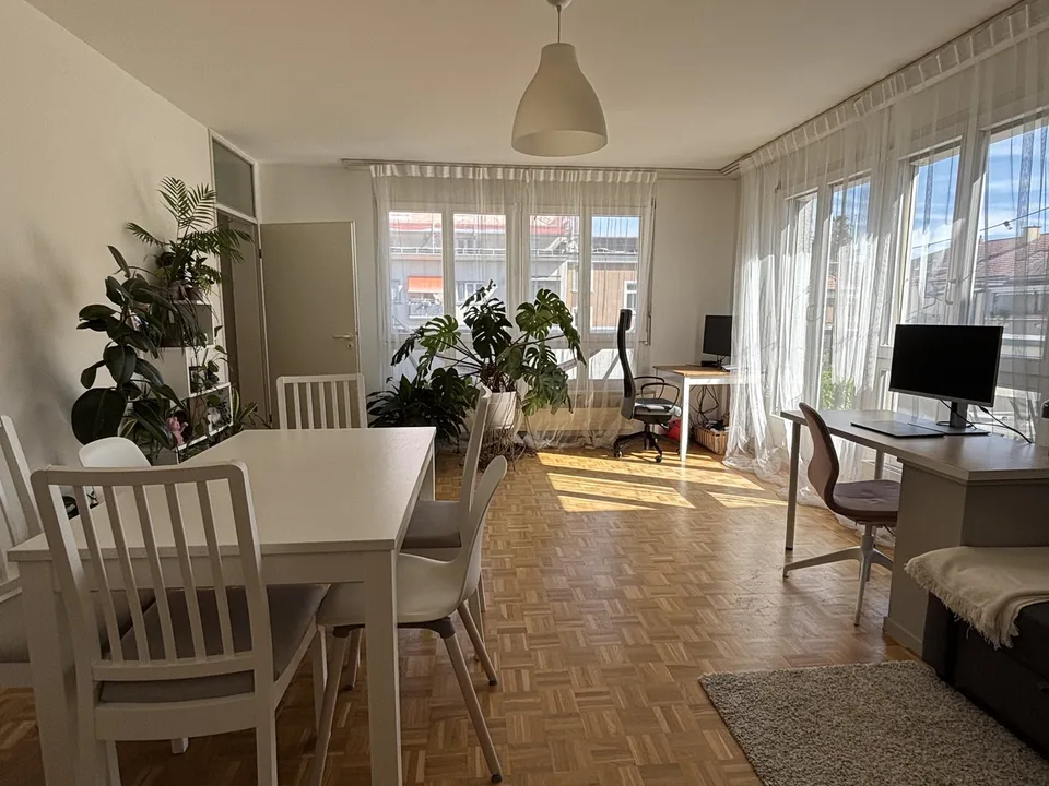 2 ZI-WOHNUNG IN BASEL - GUNDELDINGEN, MÖBLIERT, TEMPORÄR – photo 2 of 10