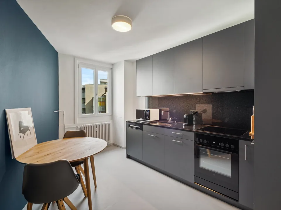 Basel-Güterstrasse möbliertes 2.5-Zimmer-Apartment – Foto 3 von 7