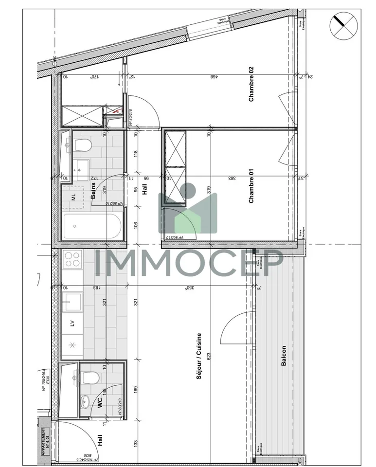 Exklusivität: Großes 4-Zimmer-Apartment mit 84 m2 Wohnfläche in den Eaux-Vives – Foto 10 von 10