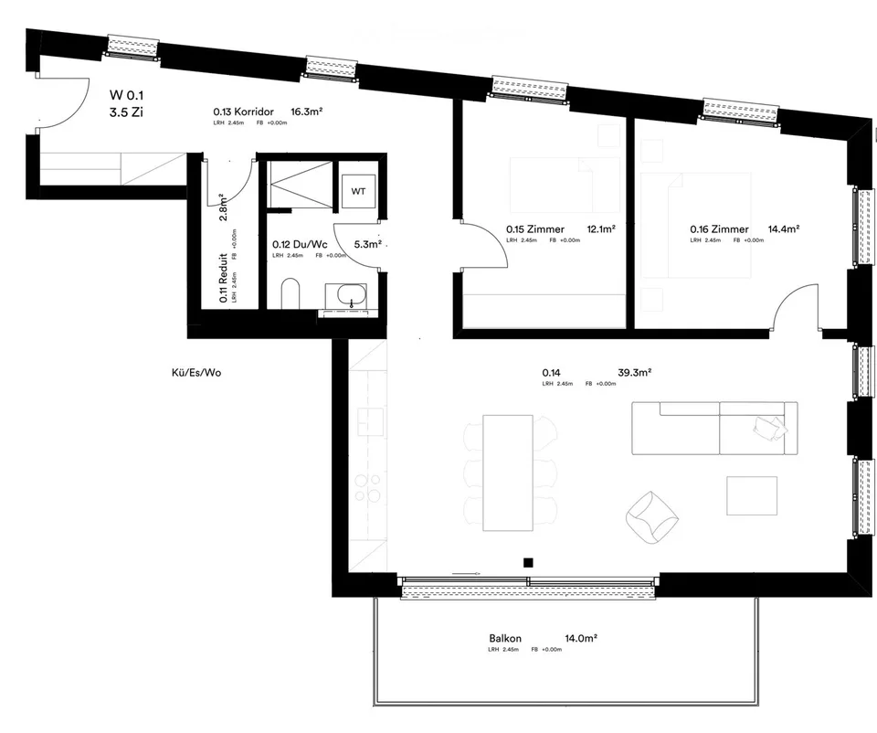 Hirschenpark Wettswil – hochwertiger Neubau zur Erstvermietung 2.5-, 3.5- und 4.5-Zimmer – Foto 10 von 14