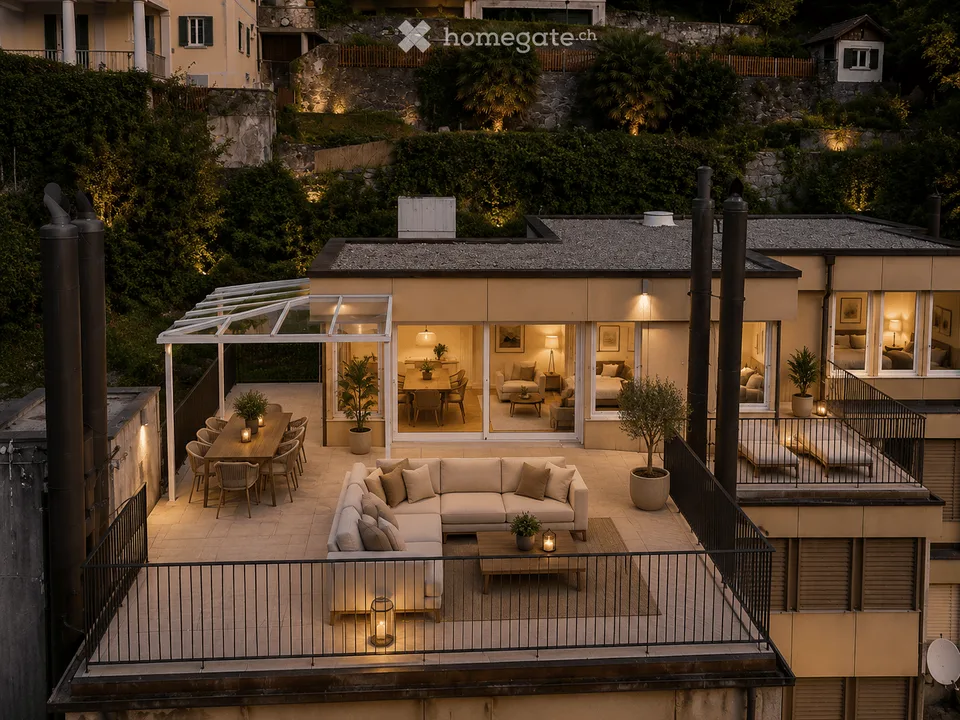 Exklusive Penthouse-Terrassenwohnung mit einmaliger See- & Bergsicht – Foto 25 von 34