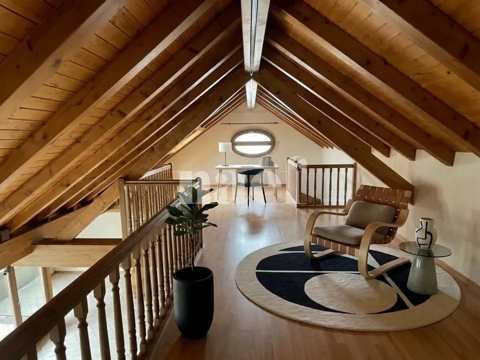Centro di Founex - Accogliente appartamento duplex di 6 locali al 2° piano con caminetto e balcone – foto 4 di 12