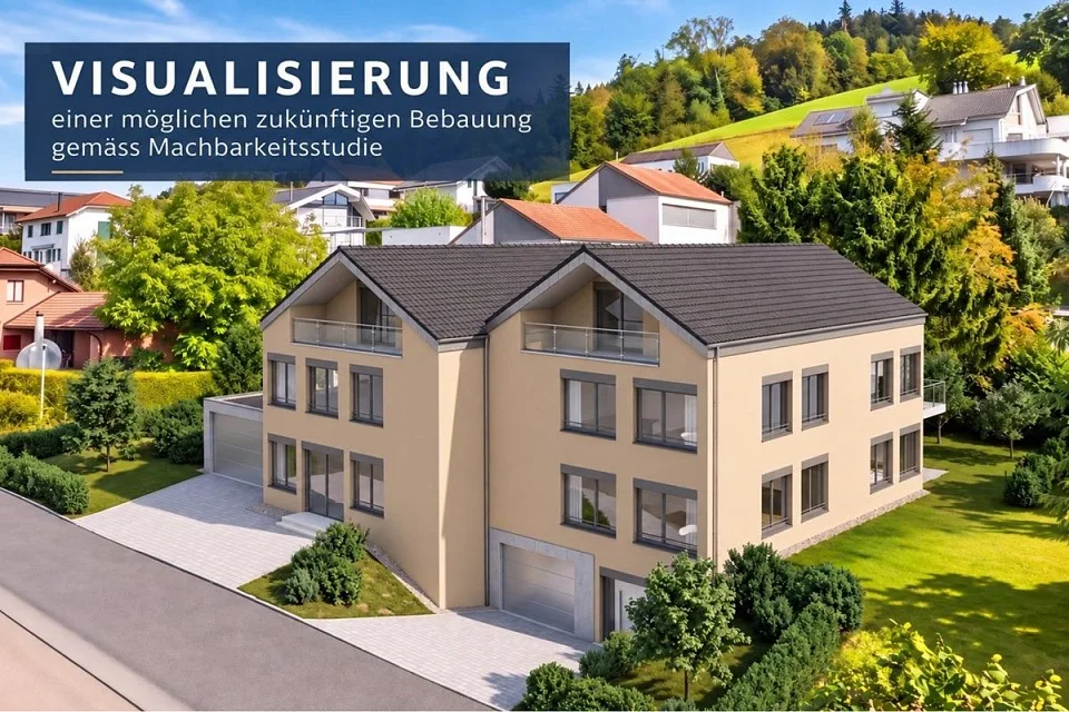 1008 m² Grundstück in Honau mit Entwicklungspotenzial Machbarkeitsstudie vorhanden – Foto 3 von 6